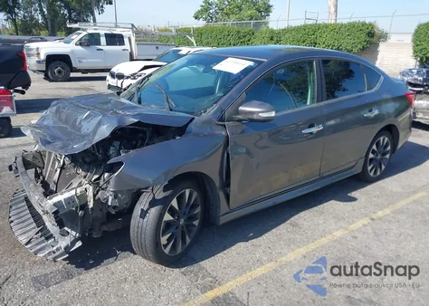 2017 Nissan Sentra Sr Turbo z USA, uszkodzony, nr VIN 3N1CB7AP3HY235394